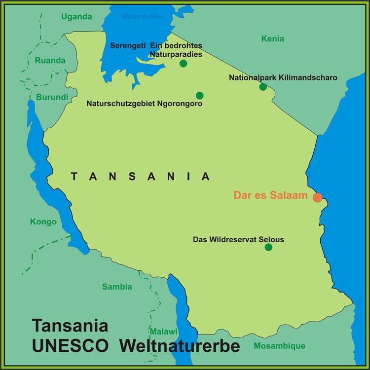 UNESCO-Weltnaturerbe in Tansania