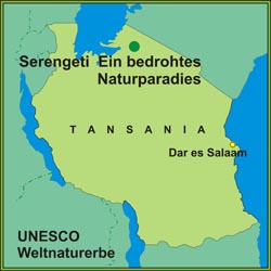 Der Serengeti Nationalpark ist UNESCO Weltnaturerbe